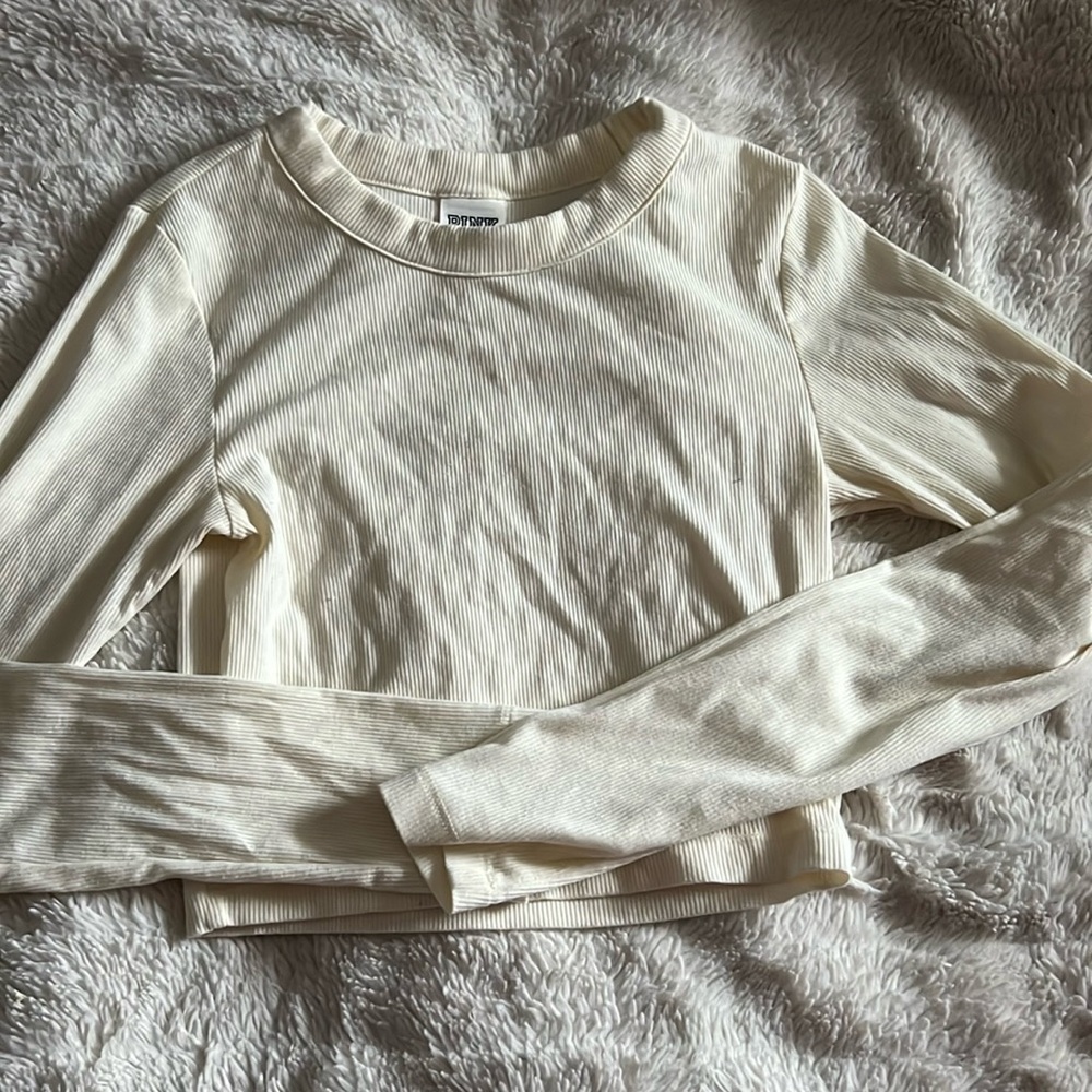 Pink Cropped Long sleeve